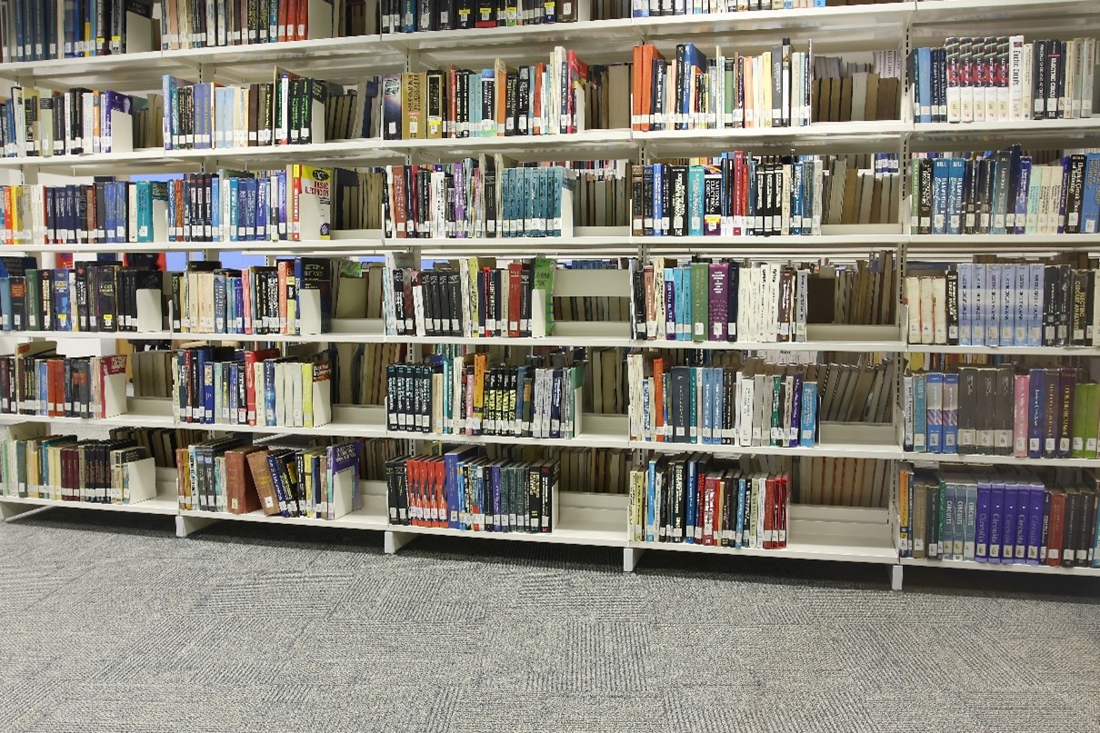 The University's library resources include books, journals and e
